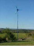 Photo of small scale residential wind turbine