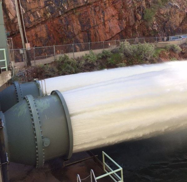 Flaming Gorge Dam Outlet