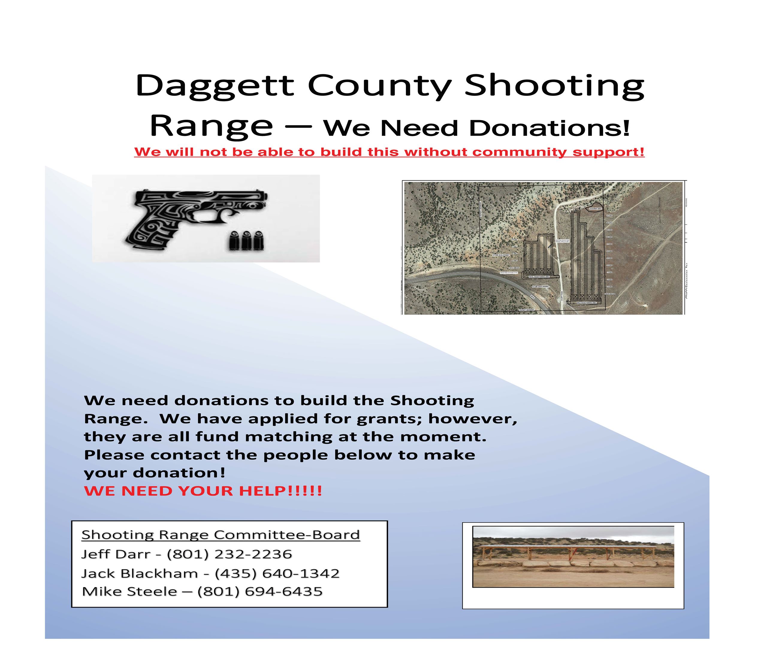 Daggett County Shooting Range Flyer