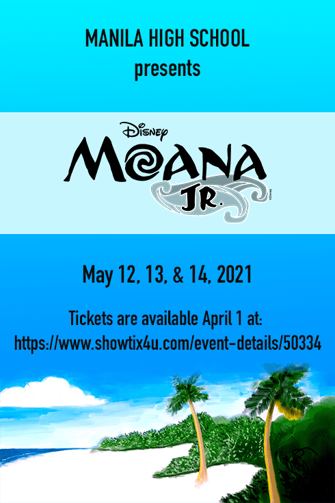 MHS Moana Jr Tickets available