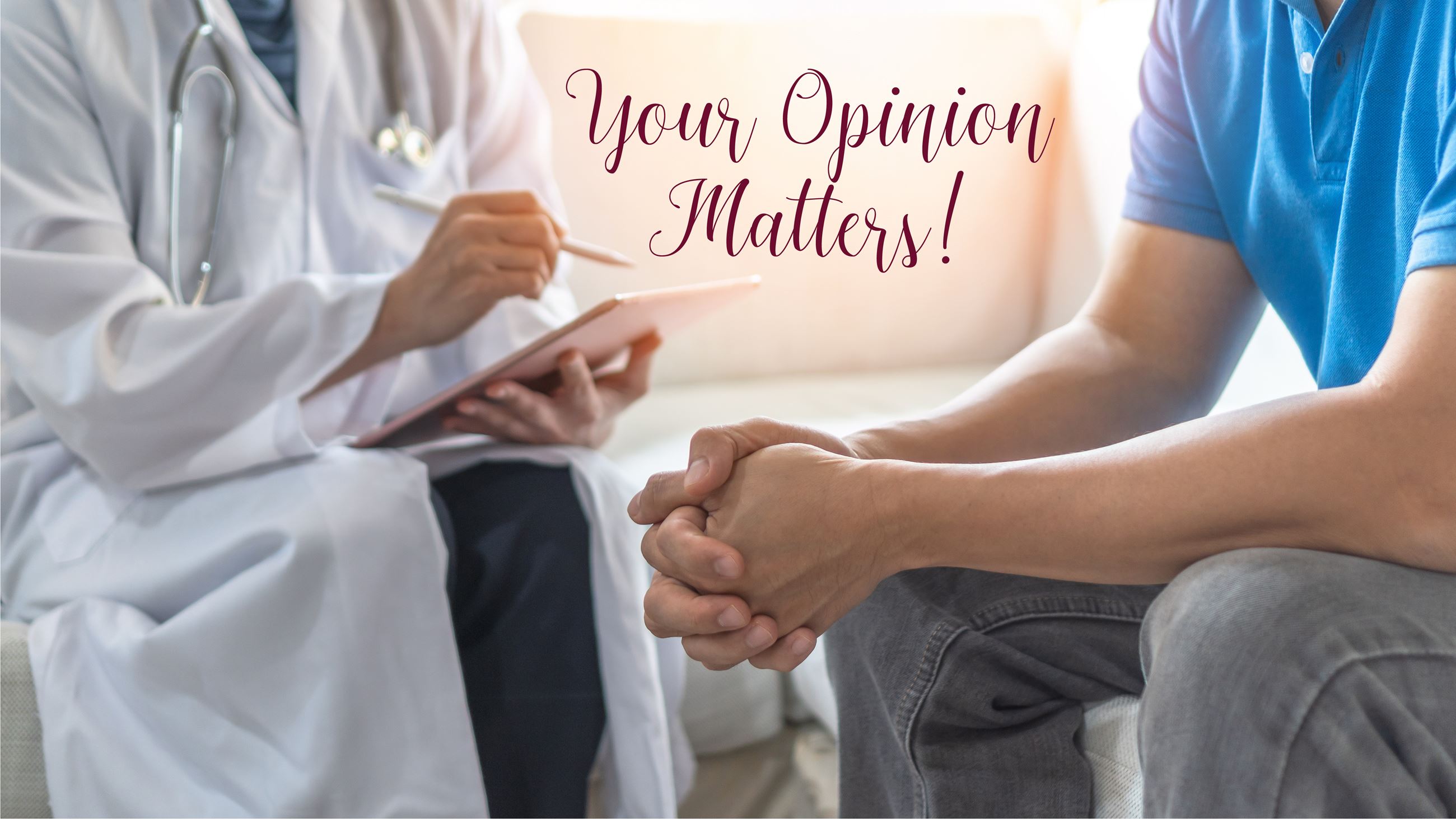 Health Clinic setting with Dr and patient