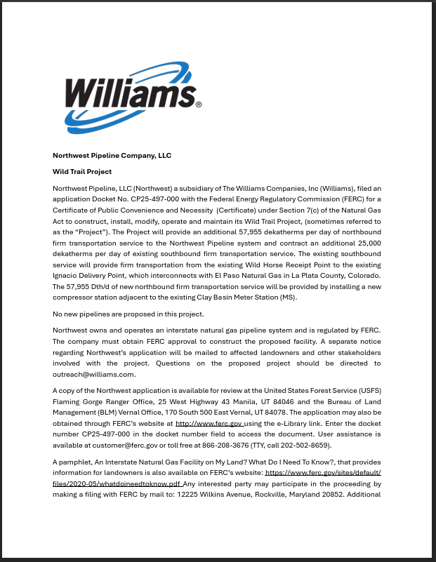 williams page 1