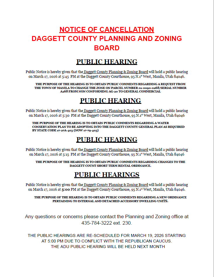 Notice of cancellation