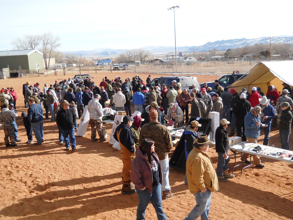 Crowd shot during the closing ceremonies of the 2012 Burbot Bash