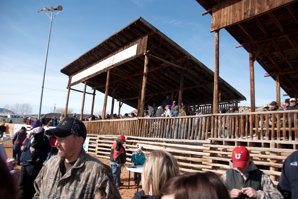 Crowd shot during the closing ceremonies of the 2012 Burbot Bash