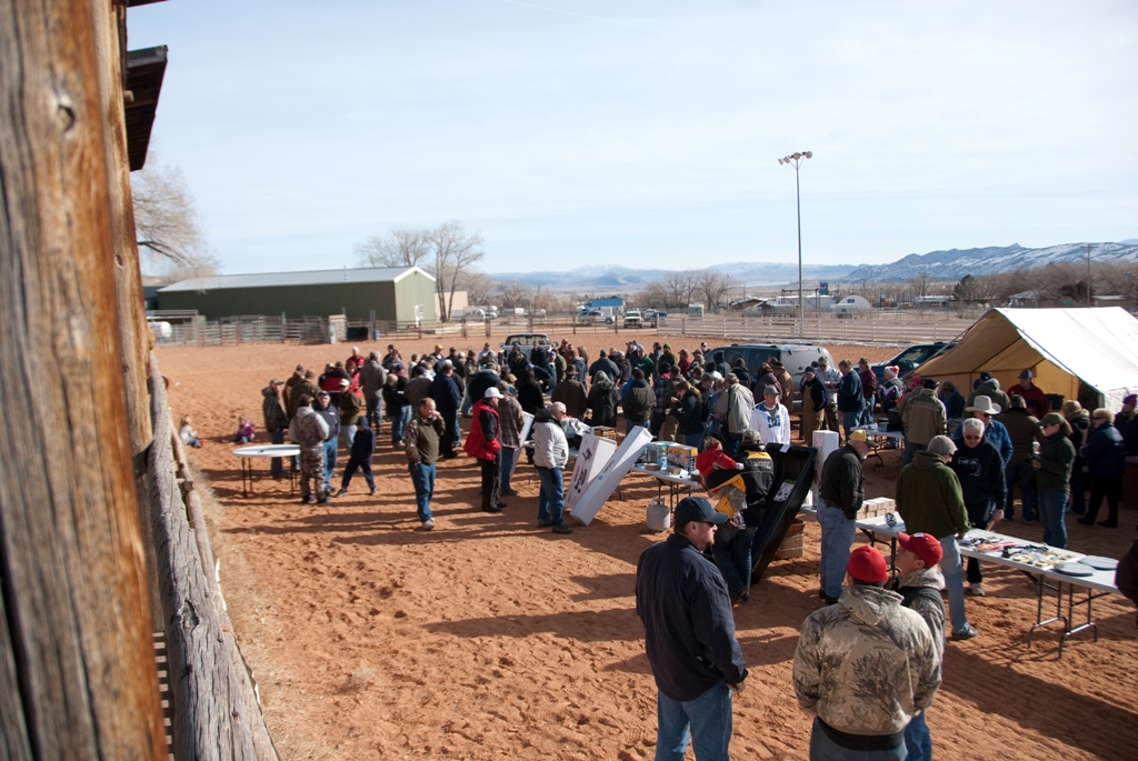 Crowd shot during the closing ceremonies of the 2012 Burbot Bash