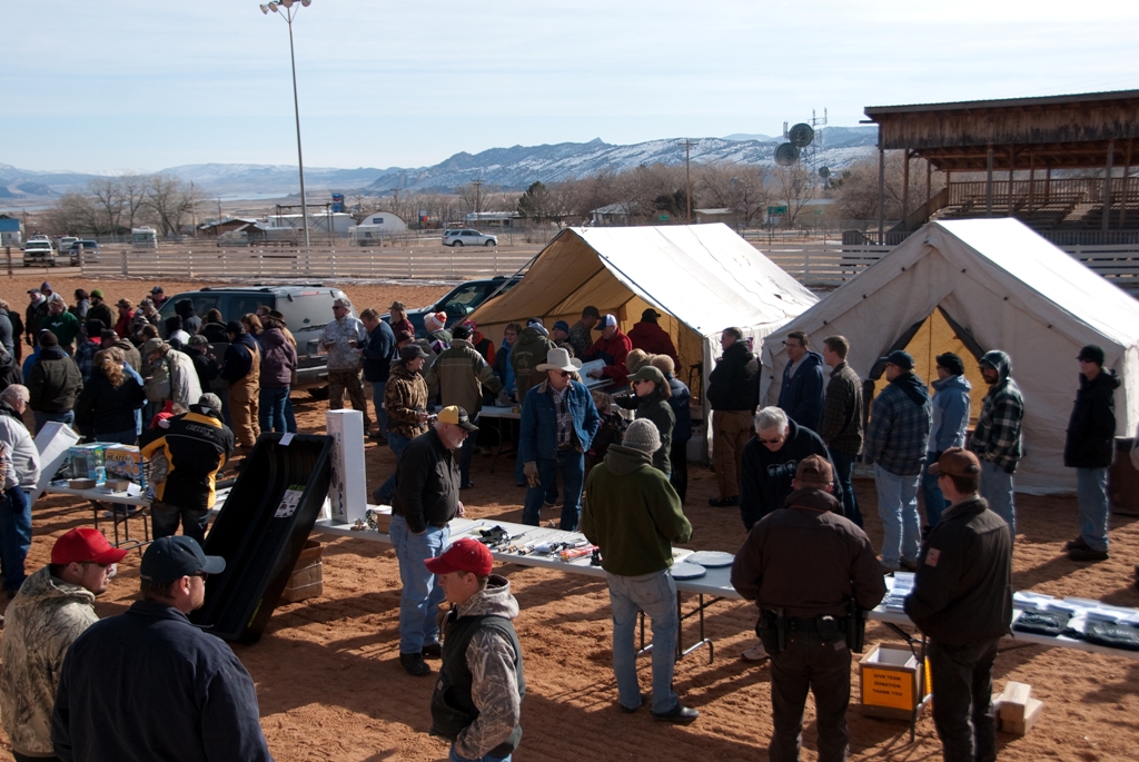 Crowd shot during the closing ceremonies of the 2012 Burbot Bash