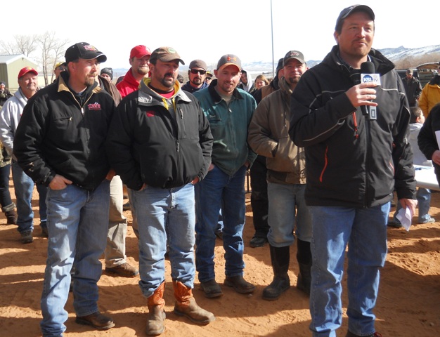 Photo of Team Briggs (#410) who caught a combined 126 burbot during the 2013 Burbot Bash.