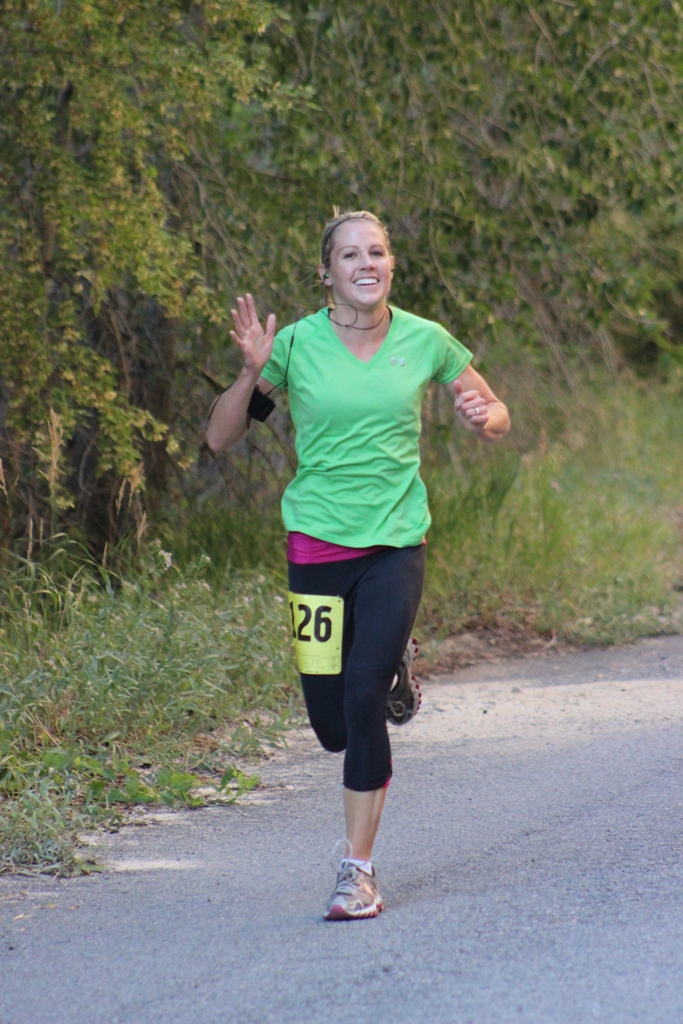 Runner on the course - 2013 Tower Rock Run