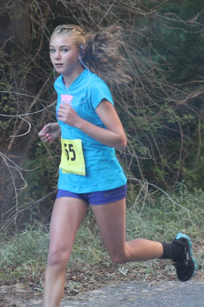 Runner on the course - 2013 Tower Rock Run