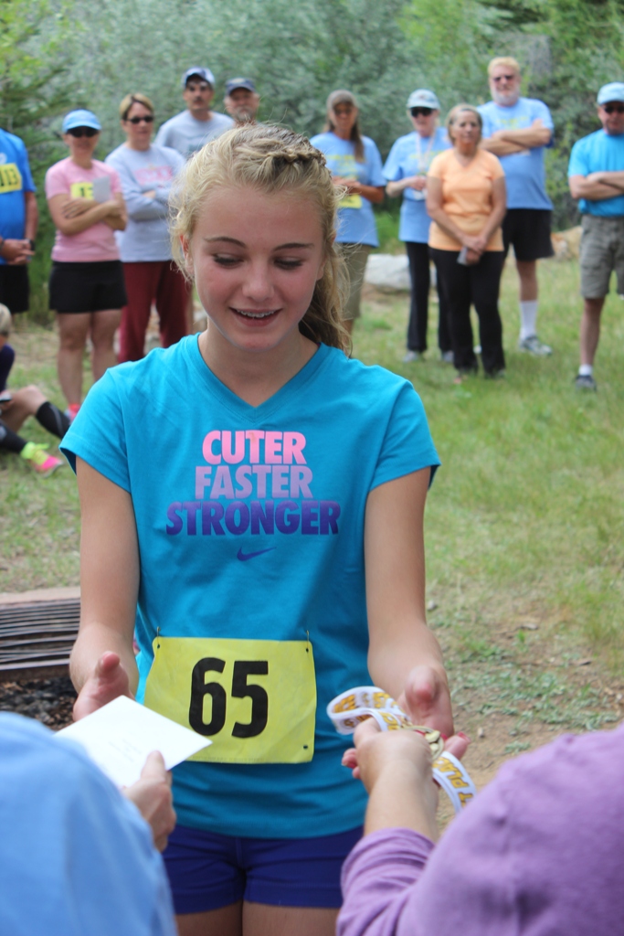 Photo of 10K age group winner for 2013 Tower Rock Run
