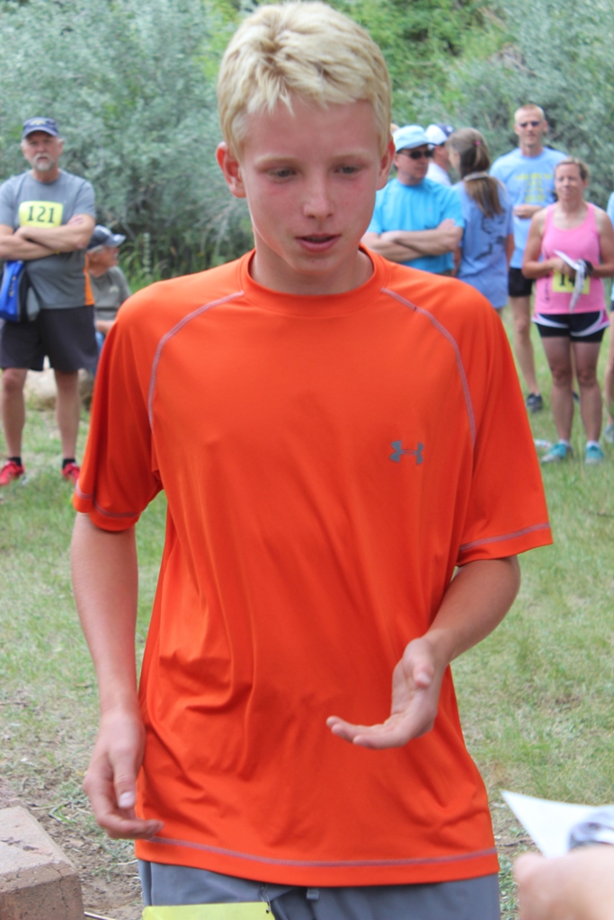Photo of 10K age group winner for 2013 Tower Rock Run