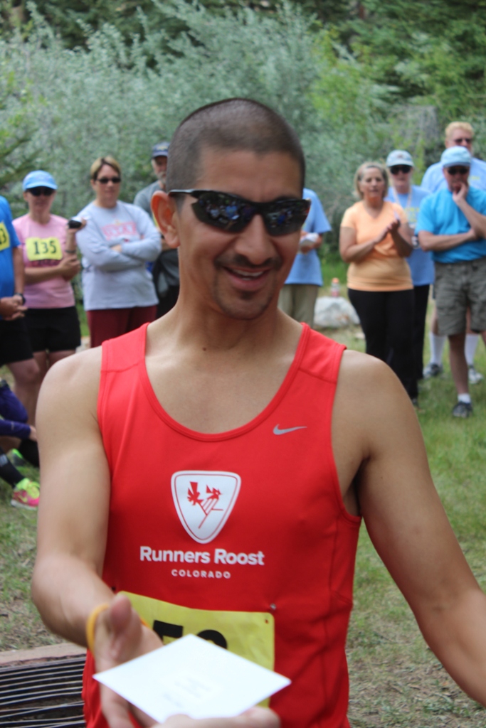 Photo of 10K age group winner for 2013 Tower Rock Run