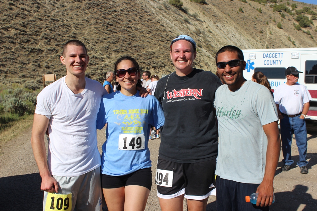 Runners from different states enjoyed getting together again for the Tower Rock Run