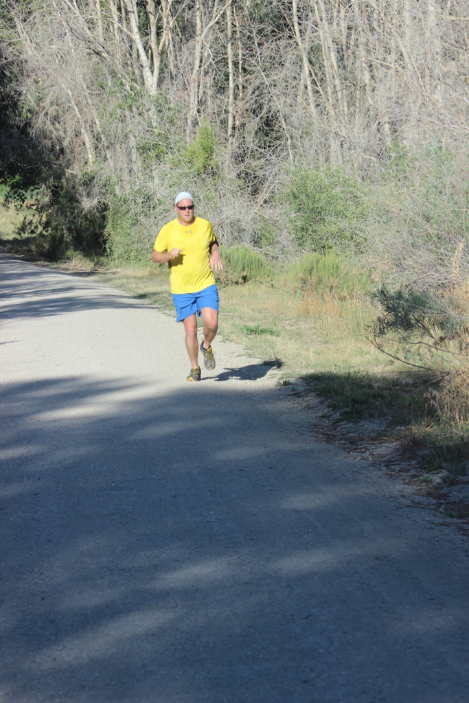 Runner on the course - 2013 Tower Rock Run