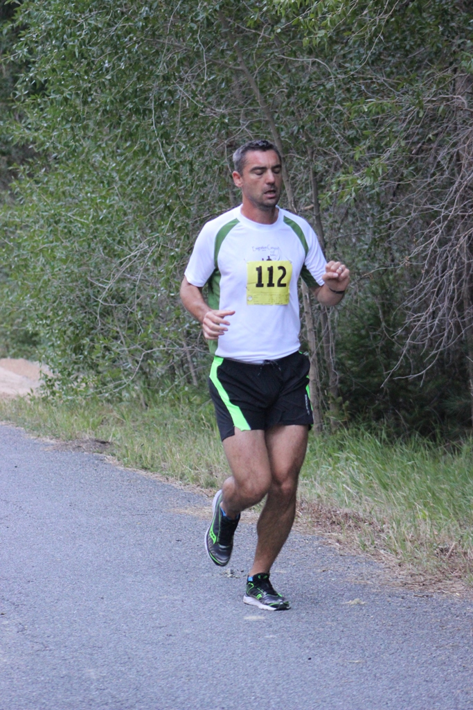 Runner on the course - 2013 Tower Rock Run