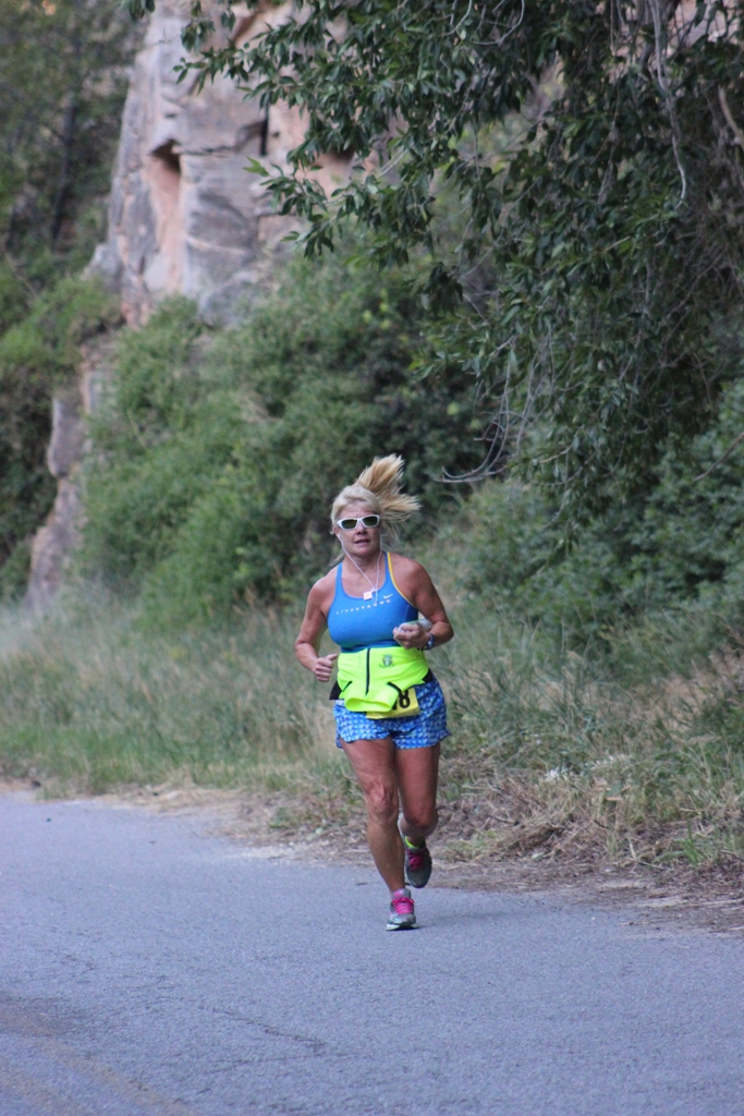 Photo of 10K Runner on the Course for the 2013 Tower Rock Run
