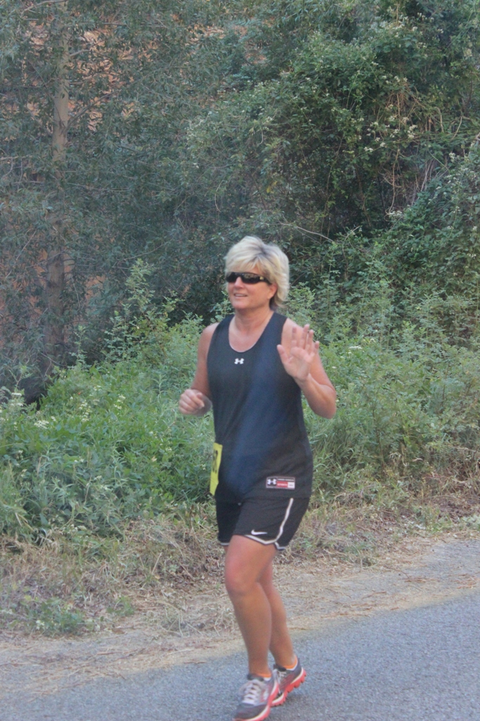 Photo of 10K Runner on the Course for the 2013 Tower Rock Run