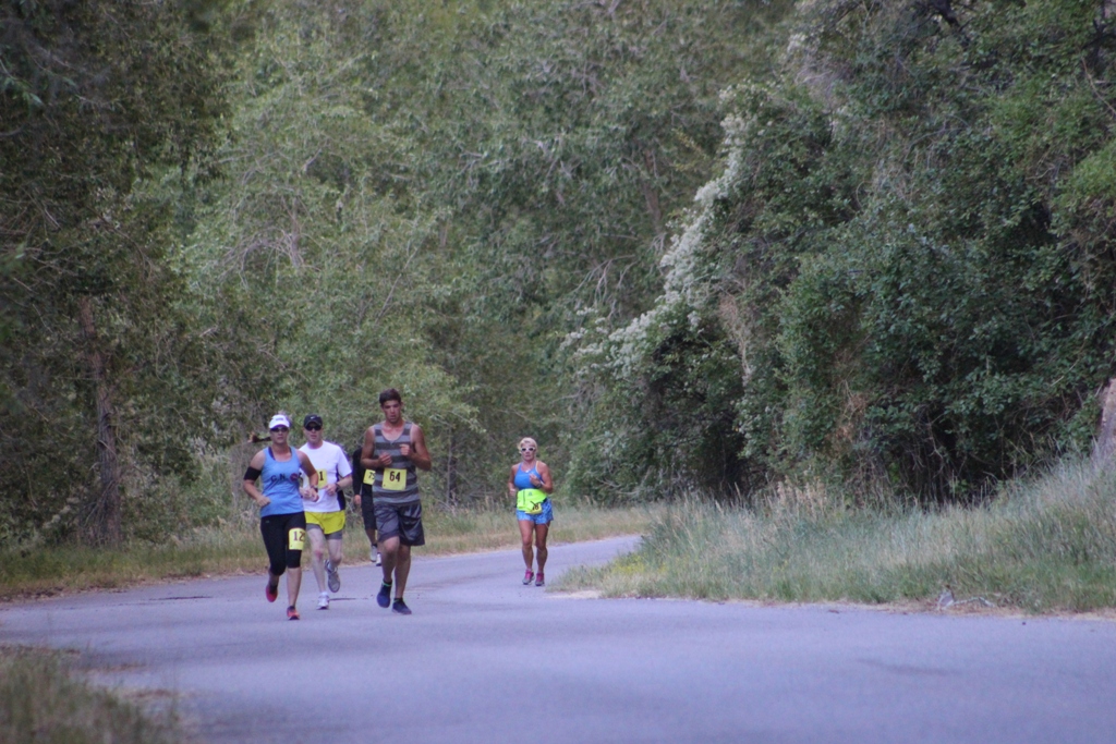 Photo of 10K Runners on the Course for the 2013 Tower Rock Run