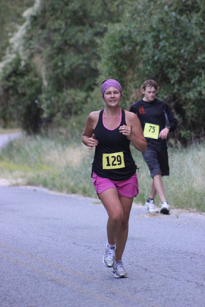Photo of 10K Runners on the Course for the 2013 Tower Rock Run