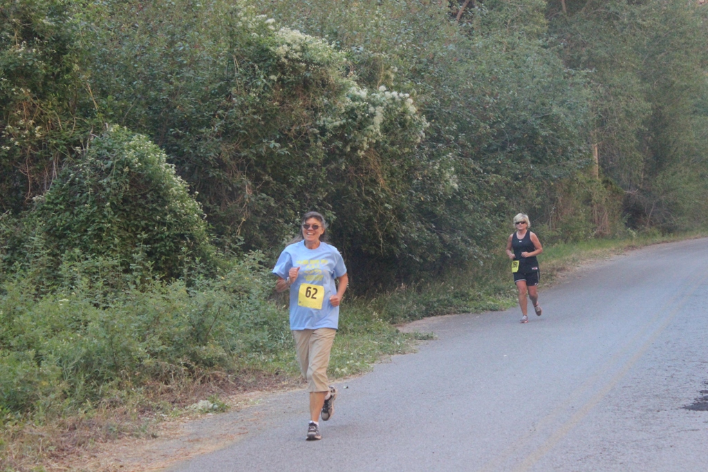 Photo of 10K Runners on the Course for the 2013 Tower Rock Run