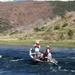 Driftboat with fisherman on the Green River at Little Hole