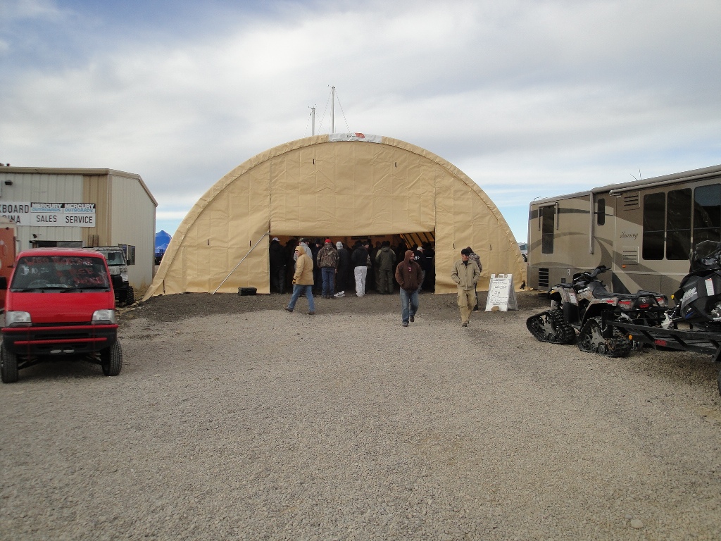 The Opening Ceremonies for the 2011 Burbot Bash were held at the Buckboard Marina