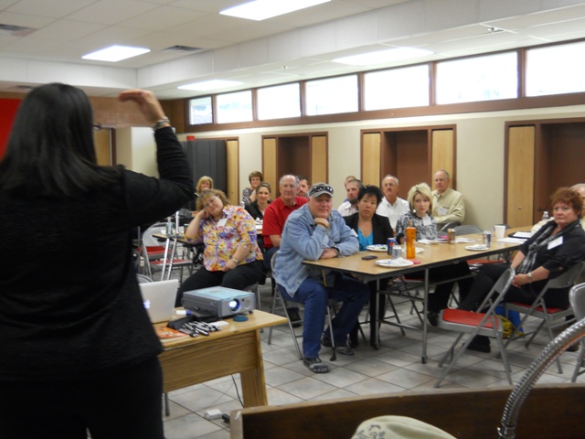 Linda Galindo Speaks to the audience - Every Contact Counts